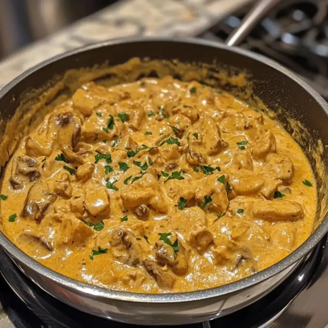 Homemade Chicken Stroganoff