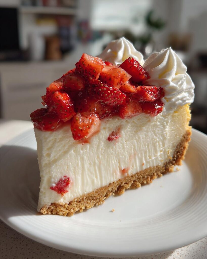 Strawberry Shortcake Cheesecake