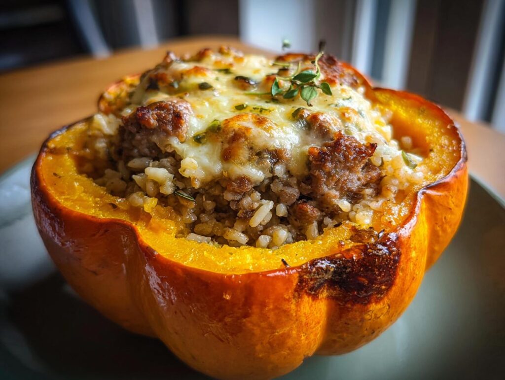 Baked Stuffed Pumpkin