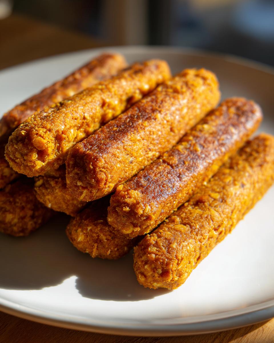 “4-Ingredient Pumpkin & Oatmeal Dog Snack Sticks Your Pup Will Devour”