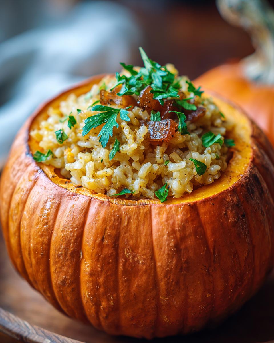 Rice Stuffed Pumpkin - detail 3