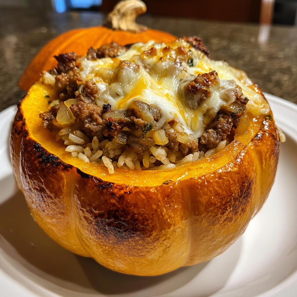 Stuffed Pumpkin Recipes Meat - detail 2
