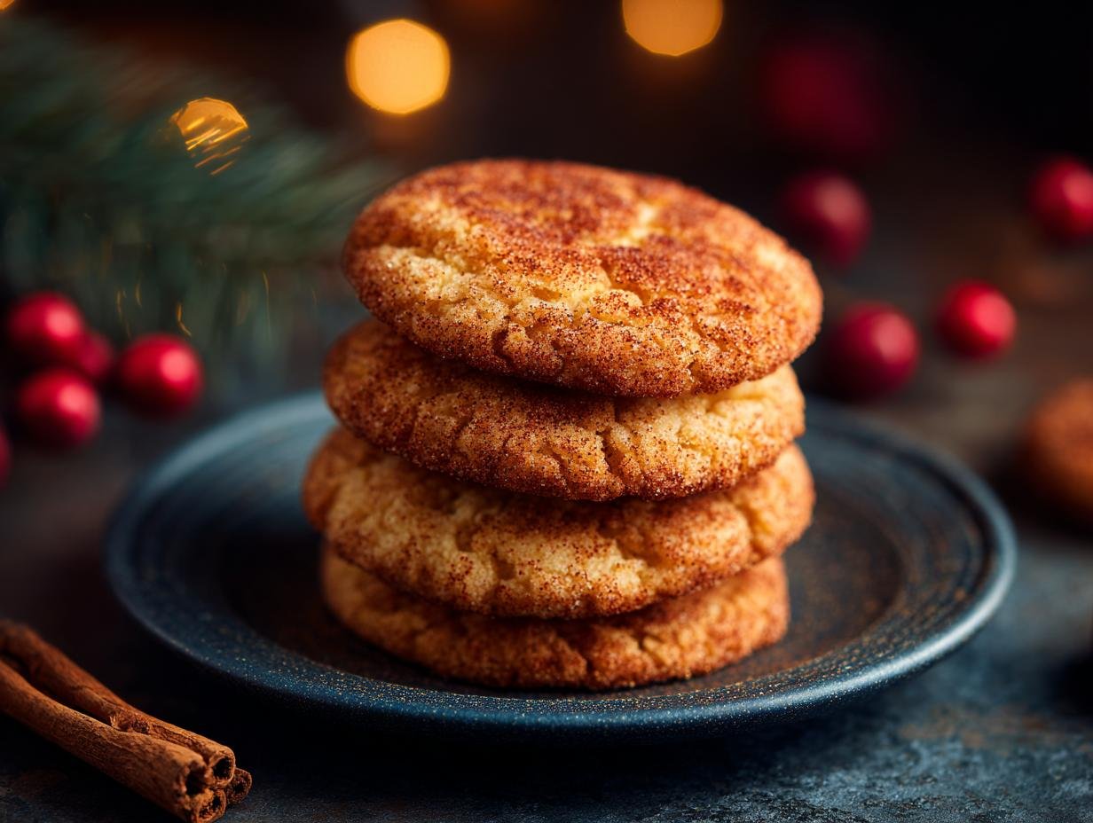 Amazing Brown Butter Snickerdoodle Christmas Cookies