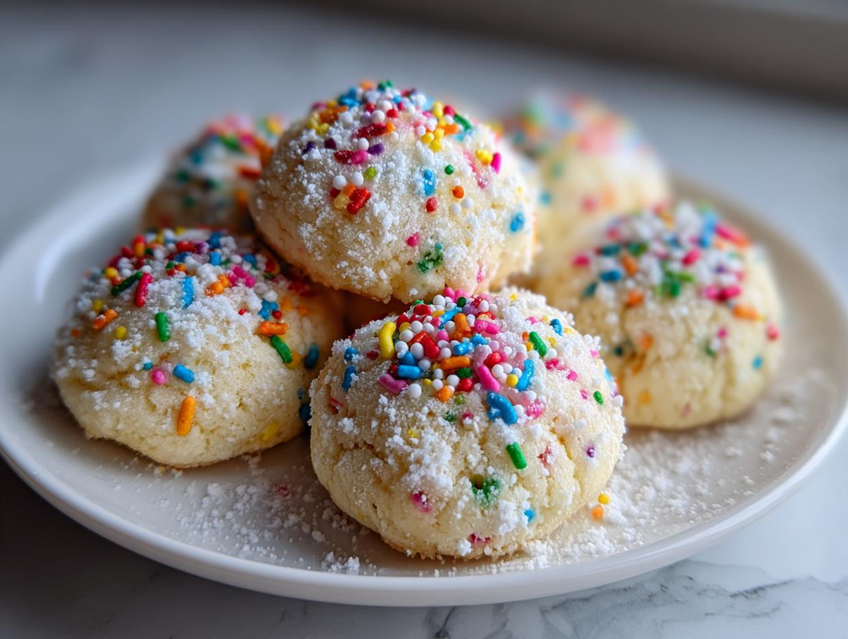 Amazing Christmas Funfetti Cake Mix Cookies
