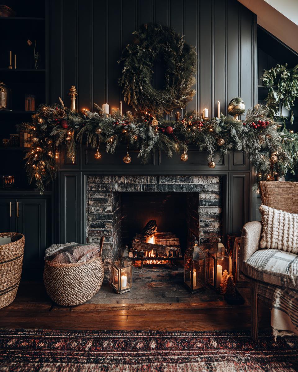 Stunning Christmas Mantel Styling Inspiration: 5 Tips