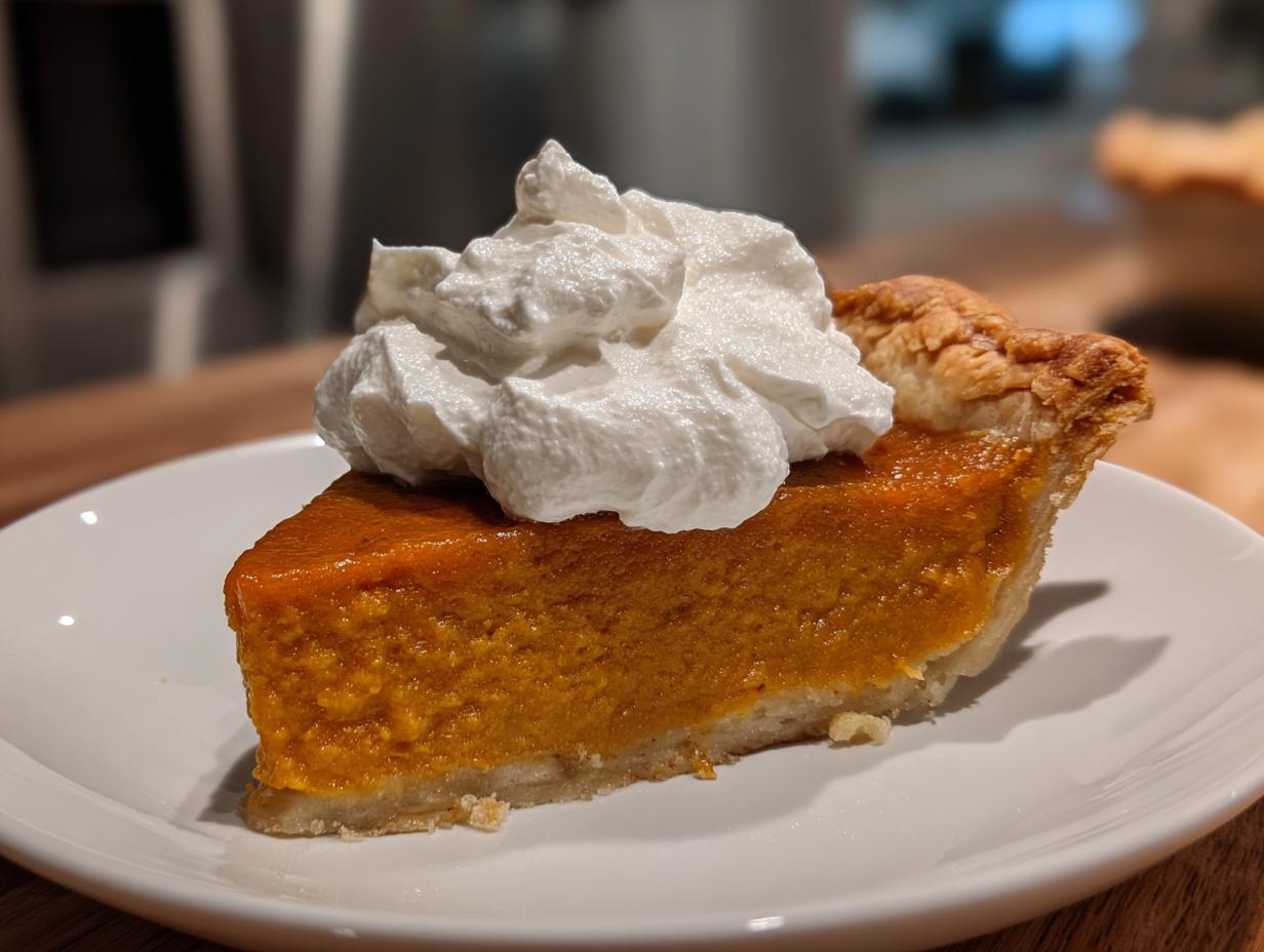 Classic Pumpkin Pie: 1 Perfect Slice Recipe