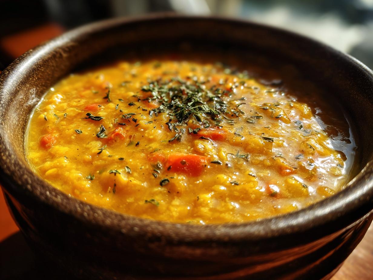 Amazing 45-Min Coconut Curry Lentil Soup