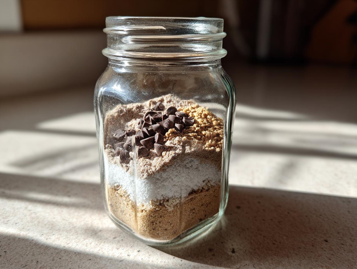 Delicious Cookie Mix in a Jar: 1 Amazing Gift