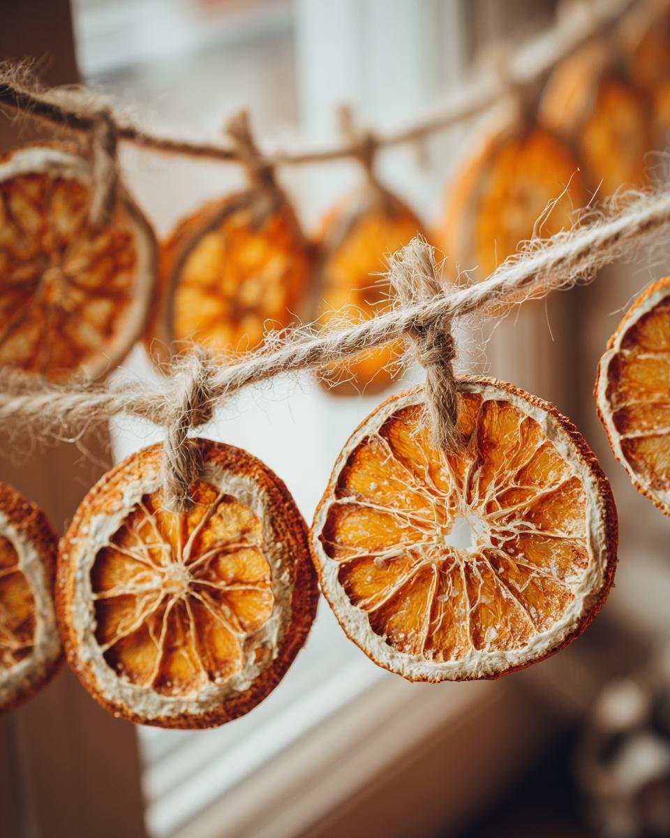 How to Make Dried Orange Garland: Cozy Charm