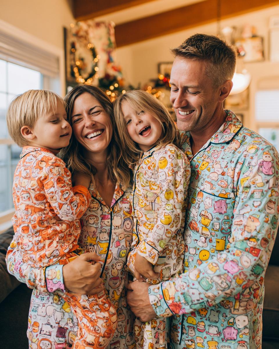 Amazing Family Matching Pajama Photo Ideas
