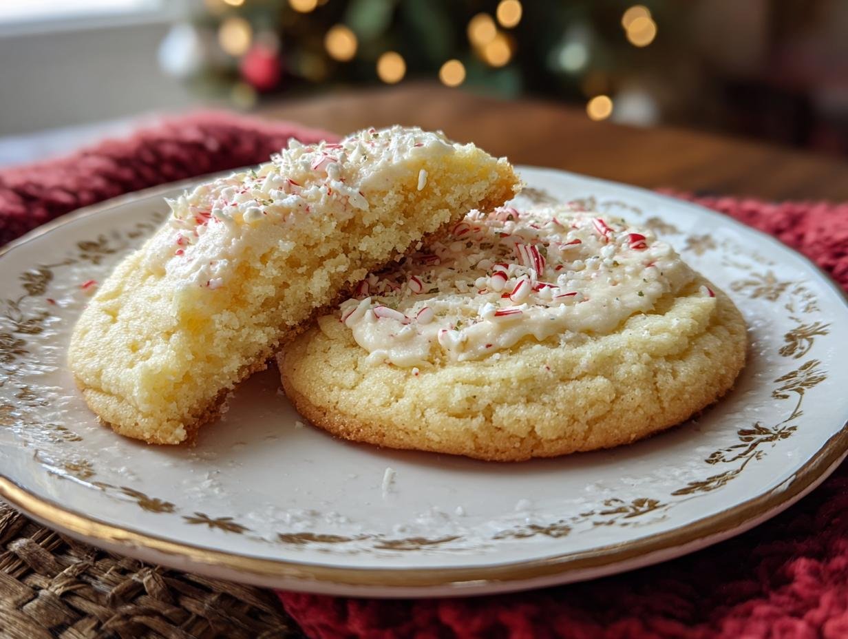 Amazing Frosted Eggnog Sugar Cookies