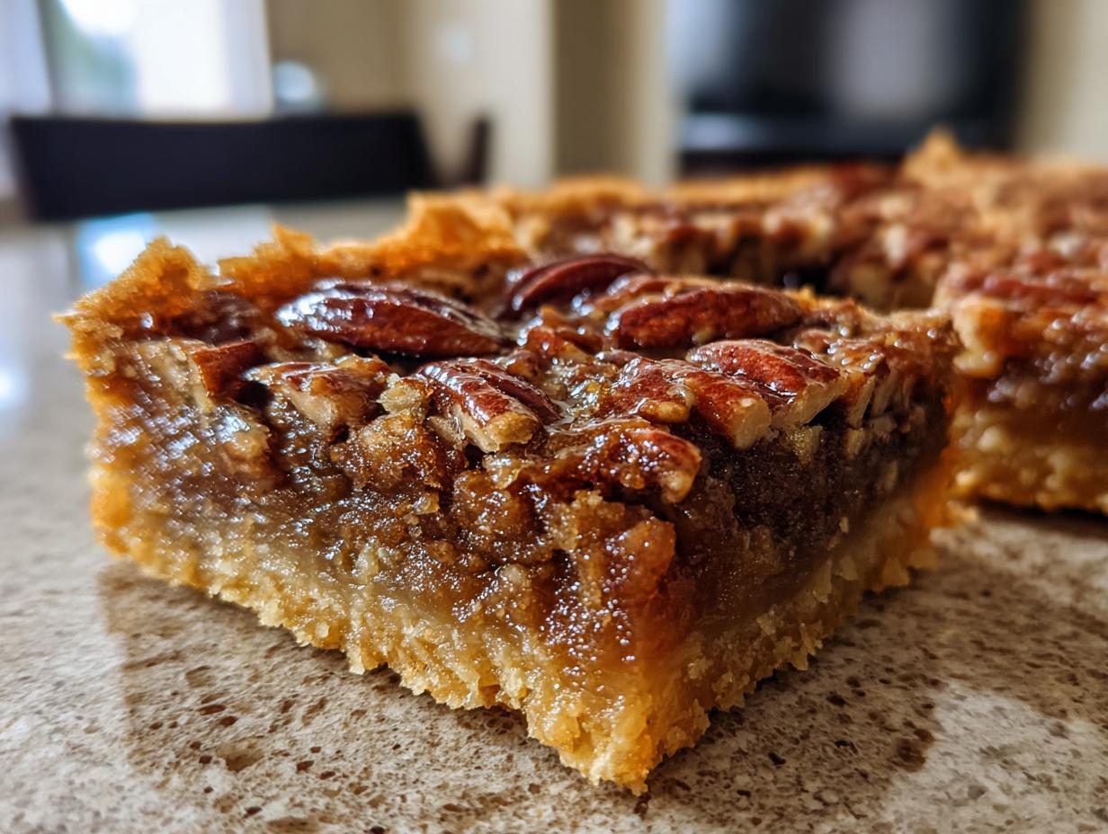 Amazing Gooey Pecan Pie Bars in 40 Minutes