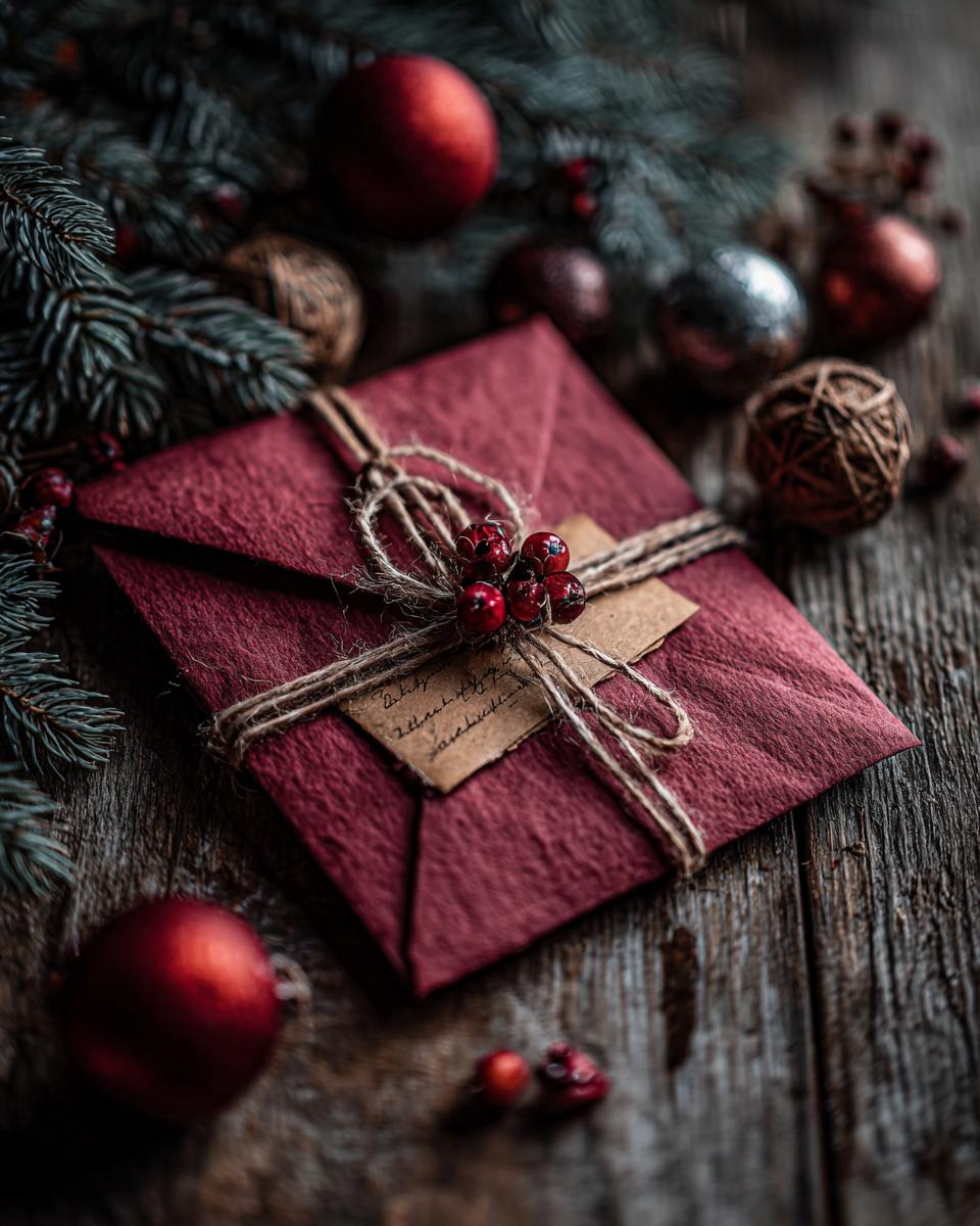 Joyful Handmade Christmas Cards Tutorial: 1 Easy Step