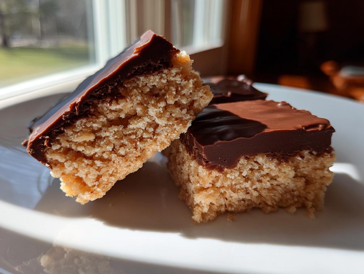 North Pole Chocolate-Dipped Shortbread Bars: 25-Minute Magic