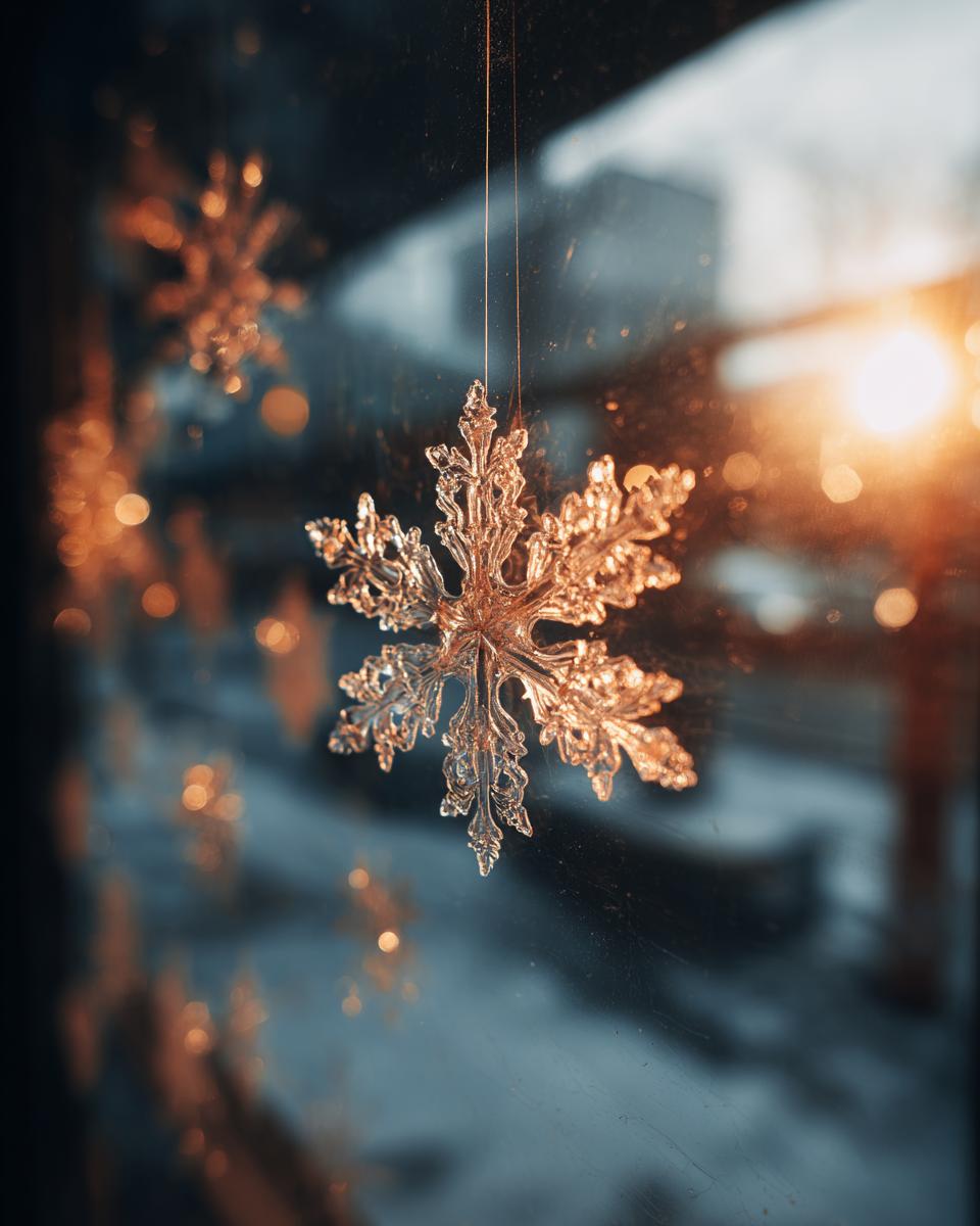 Magical Paper Snowflake Window Decor: 1 Simple Craft