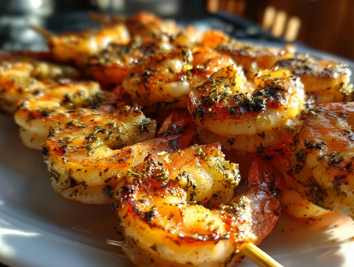 Amazing Parmesan Garlic Shrimp Skewers in 25 Minutes