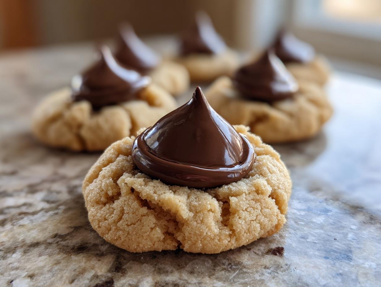 Santa’s Favorite Peanut Butter Blossoms: 1 Perfect Treat