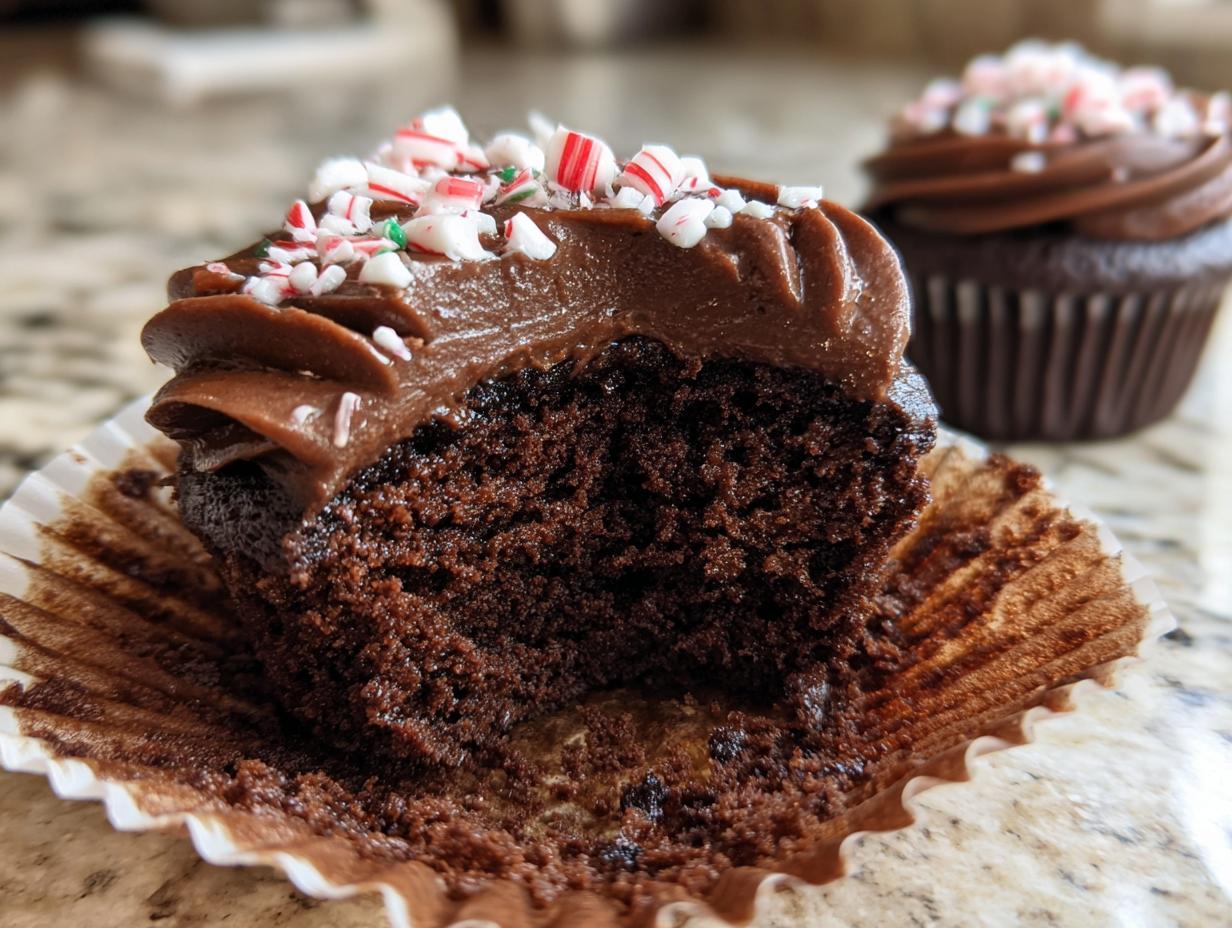 Decadent Peppermint Mocha Cupcakes: 1 Amazing Treat