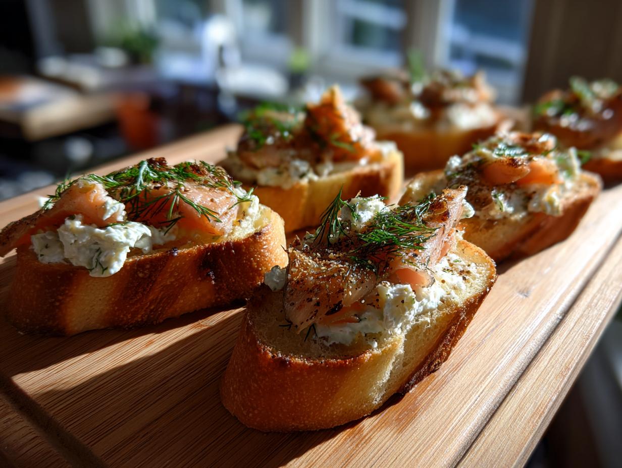 Smoked Salmon Crostini: 15-Minute Masterpiece