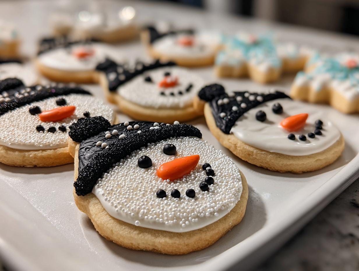 Adorable Snowman Hat Cookies: 1 Frosty Treat