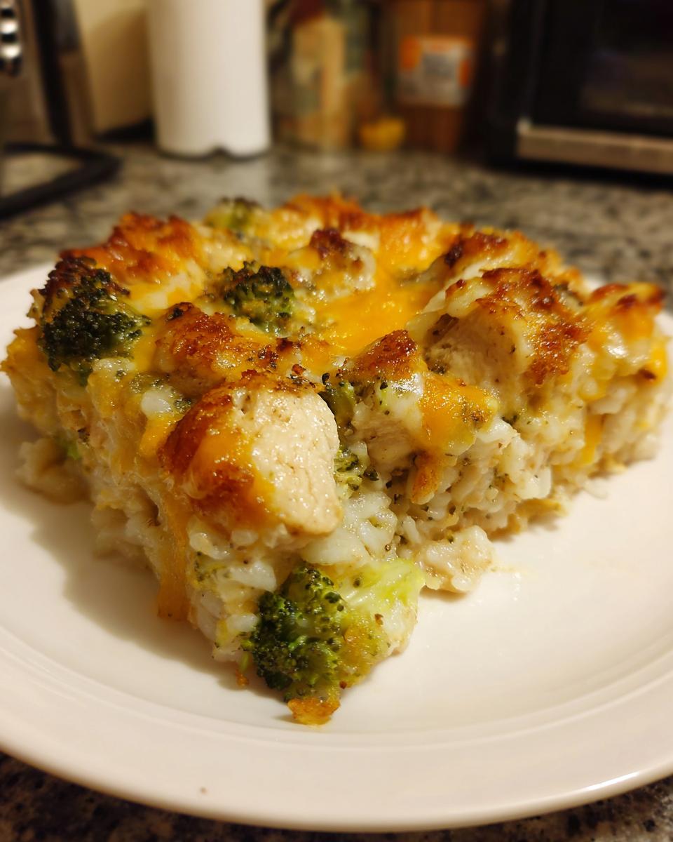 Chicken & Broccoli Rice Casserole: 1 Dish, Pure Comfort!
