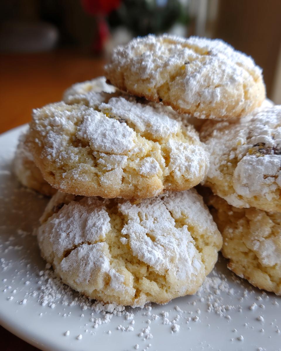 Easy *Christmas Gooey Butter Cookies*: 1 Recipe!