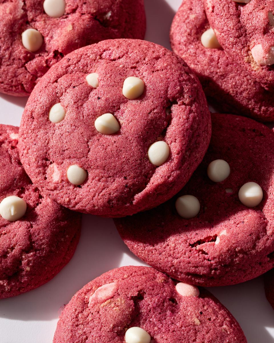 Yummy! 13-Min Christmas Pink Velvet Cookies Recipe
