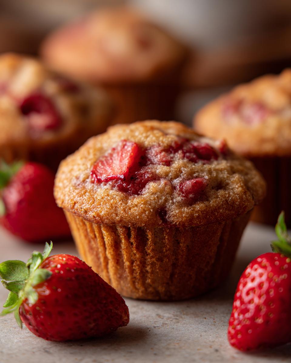 Easy Fresh Strawberry Muffins: 1 Recipe, Delightful!