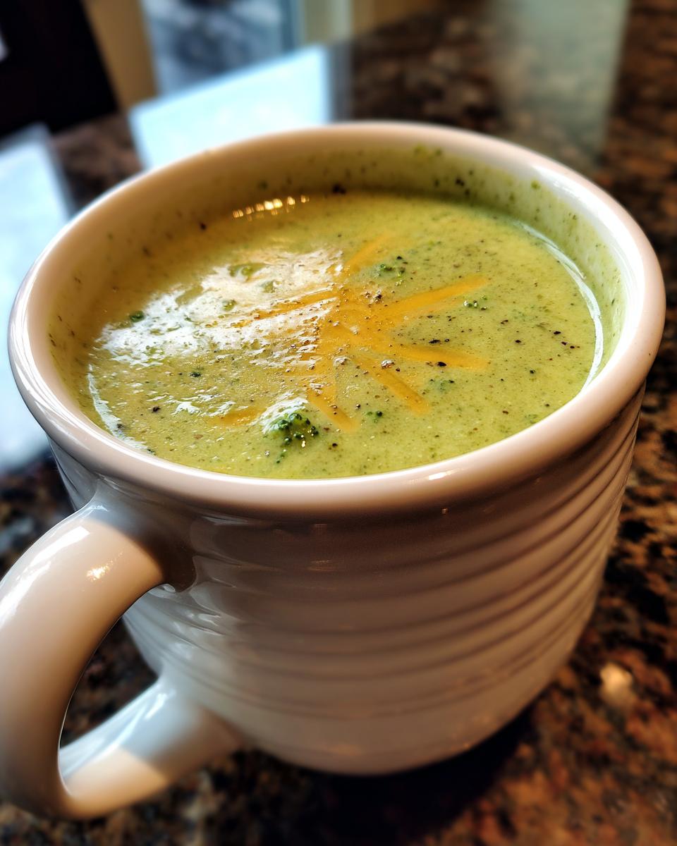 Amazing Keto Broccoli Cheese Soup: 1 Hug