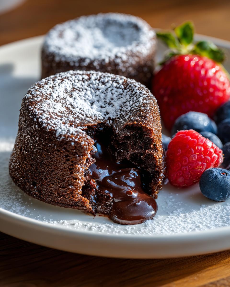 Warm Molten Chocolate Lava Cakes: 2 Steps to Bliss!