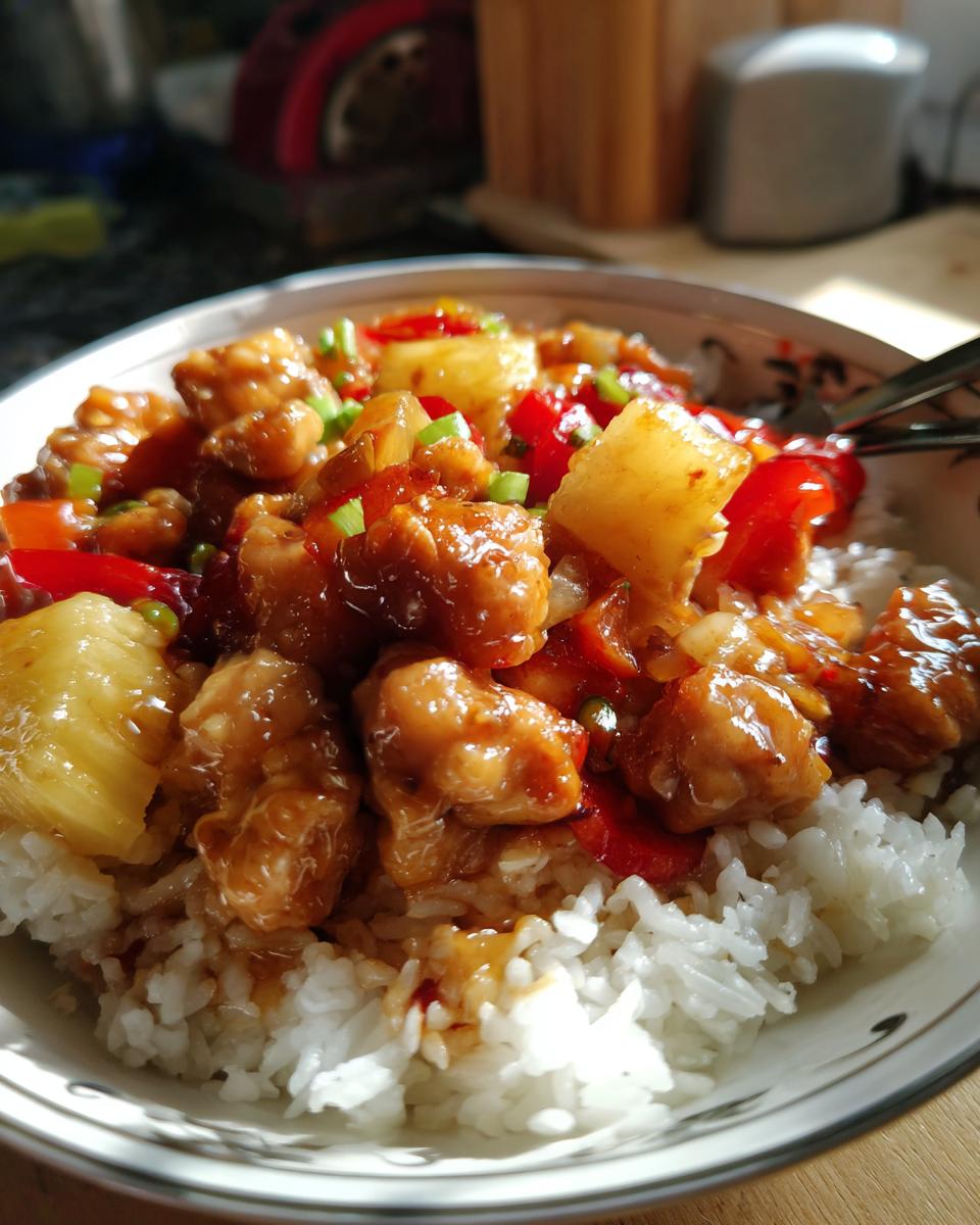 Amazing Pineapple Chicken and Rice in Under 40 Mins!