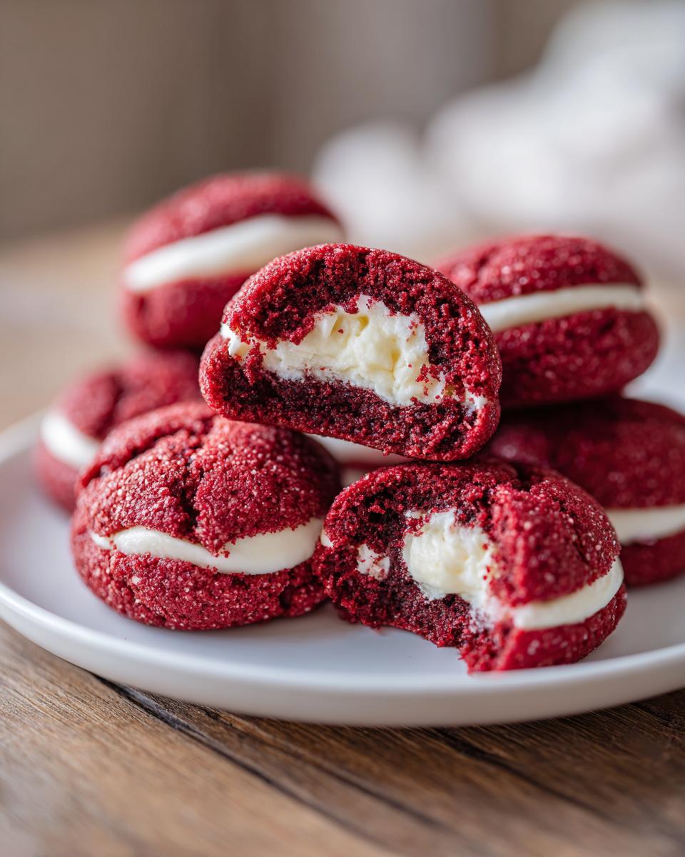 Delectable Red Velvet Thumbprint Cookies: 1 Recipe!