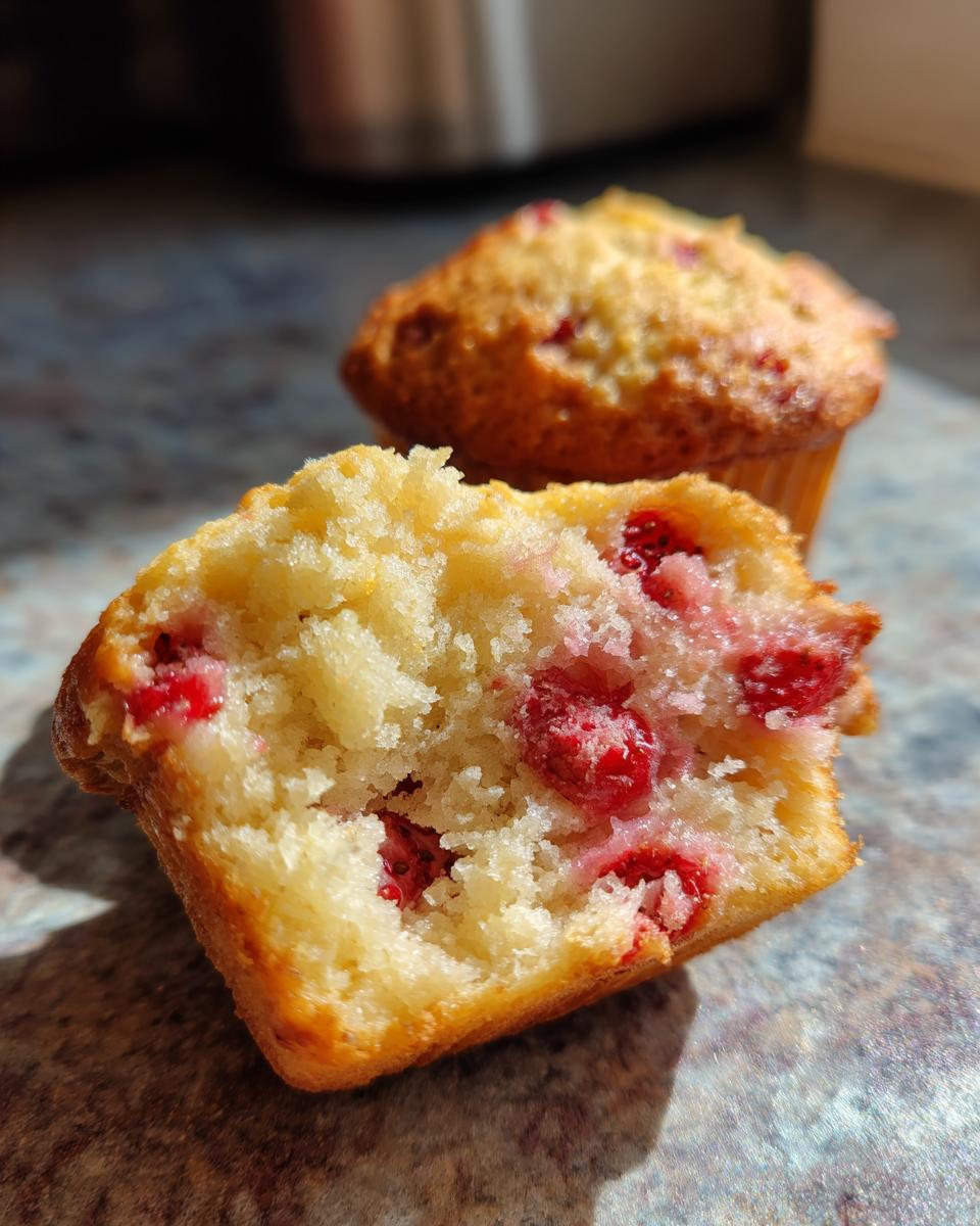 5-Ingredient Strawberry Muffins: Simply Delicious!