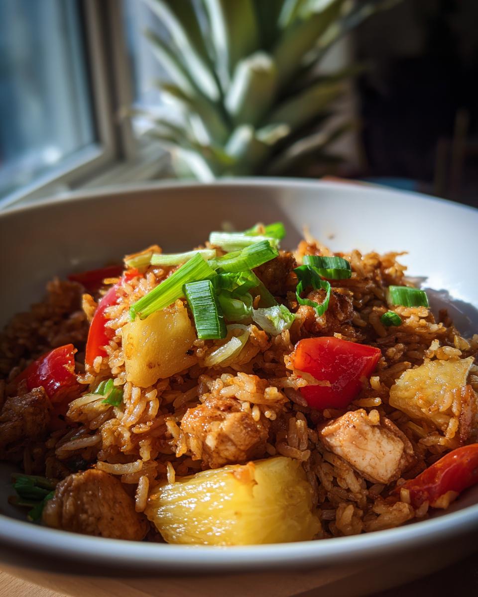 Tropical Chicken Fried Rice: 30-Min. Delight!